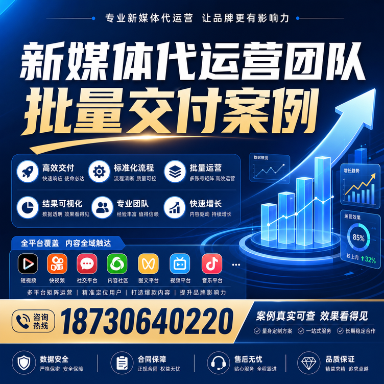 南平代运营公司多客户账号批量高效交付案例